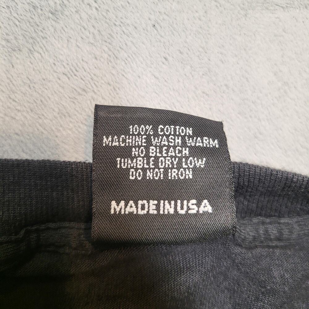 Vintage Marines 3D Emblem Shirt Mens 2XL Black Graphic Tee Single Stitch 90s - Picture 3 of 11